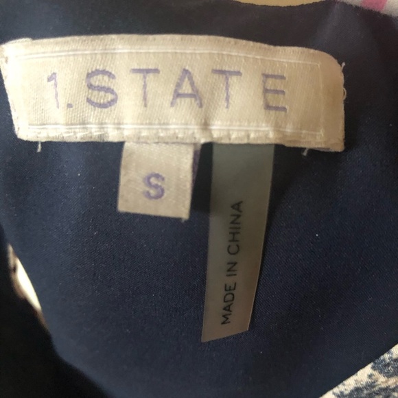 1. State Printed Mini Dress with Back Cutout Size Small - Picture 4 of 6